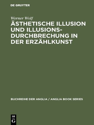 cover image of Ästhetische Illusion und Illusionsdurchbrechung in der Erzählkunst